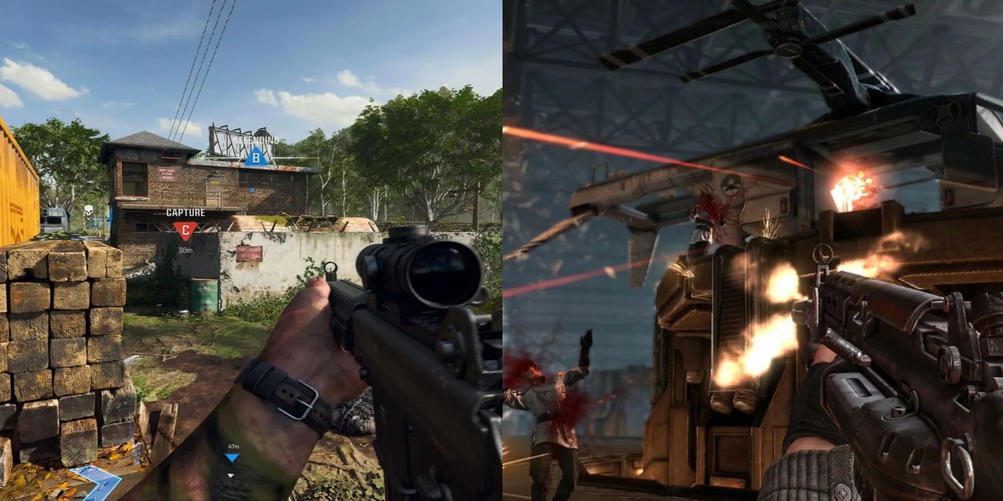 Hình ảnh minh họa một số tựa game bắn súng FPS nổi bật trên Xbox Game Pass, bao gồm Call of Duty Black Ops 6.
