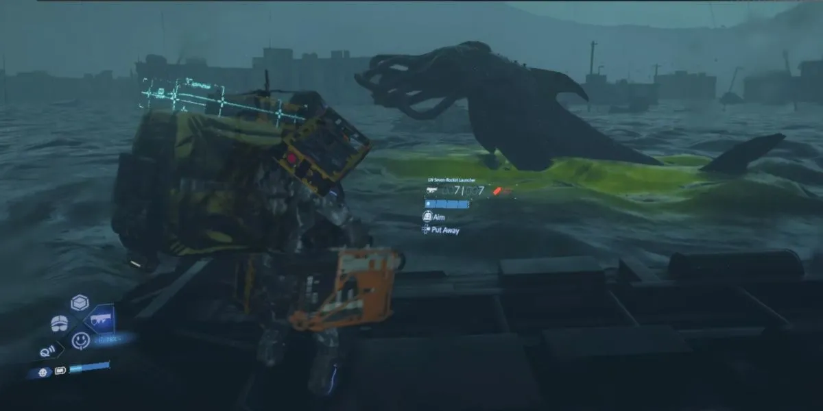 Hoàn thành danh hiệu Showdown at the Tar Lake trong Death Stranding 2: On the Beach