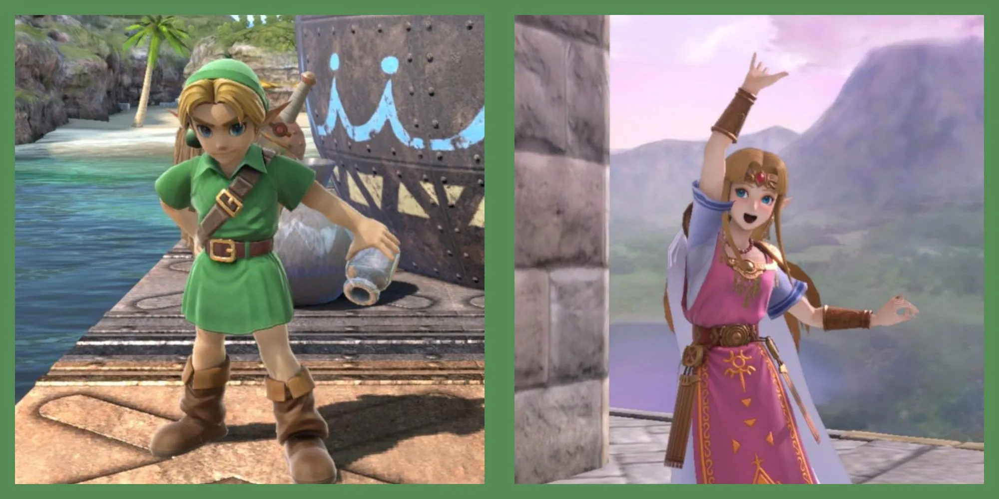 Link và Công chúa Zelda đại chiến trong Super Smash Bros. series