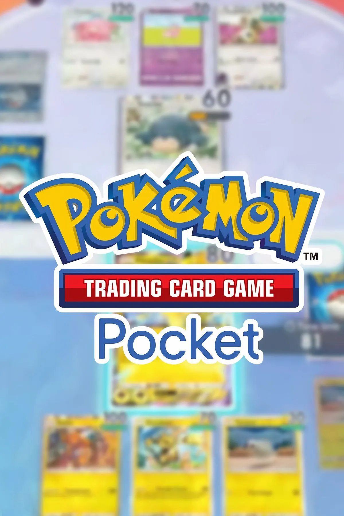 Logo chính thức của game Pokemon Trading Card Game Pocket.