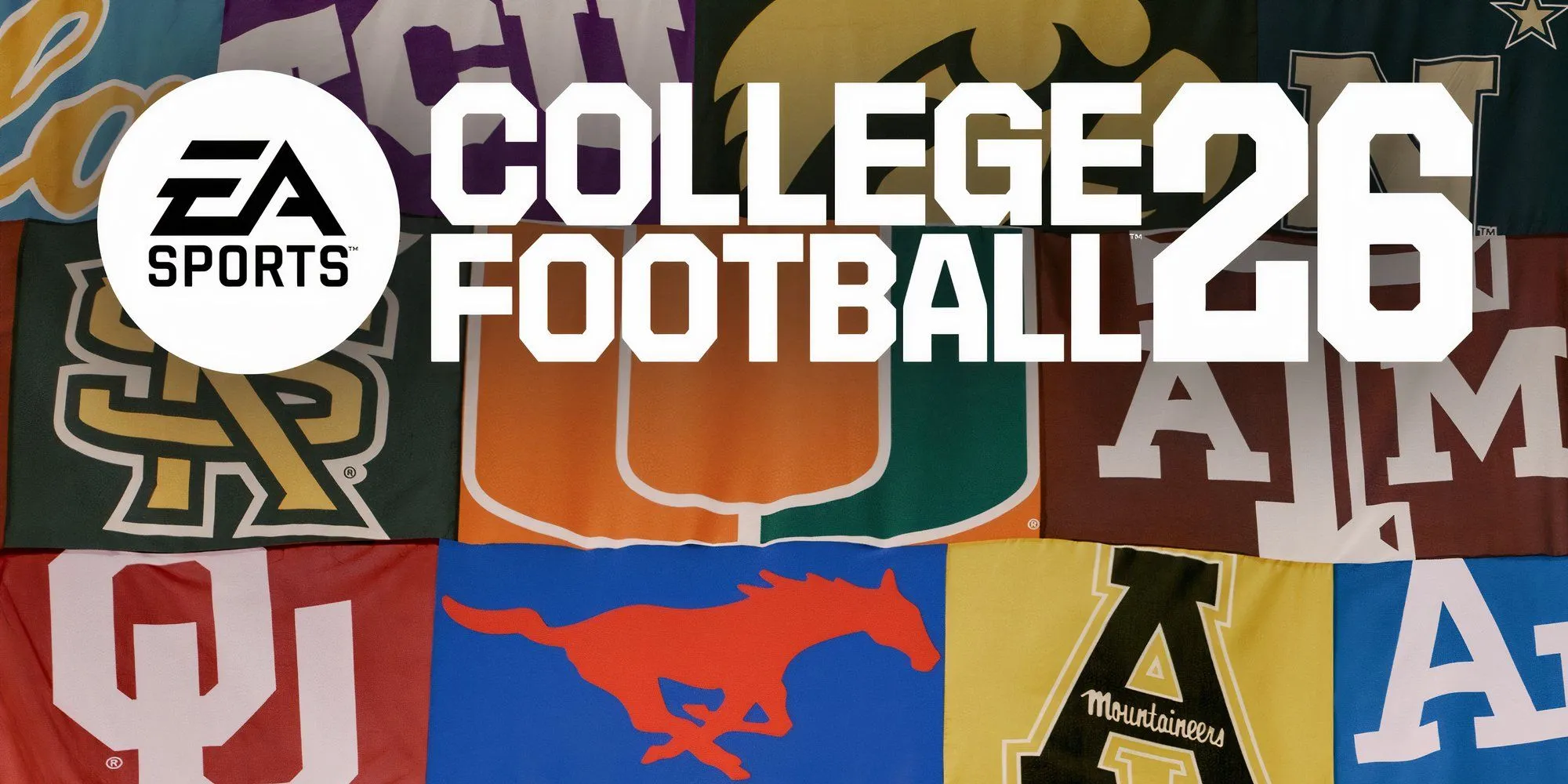 Logo EA Sports College Football 26 trên màn hình game