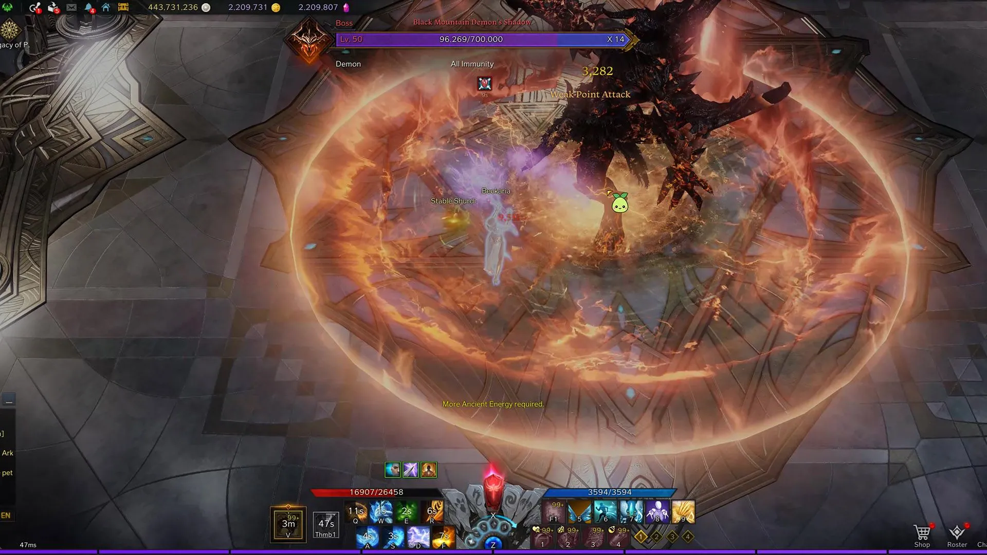 Lost Ark Crucible cận cảnh trận đấu boss