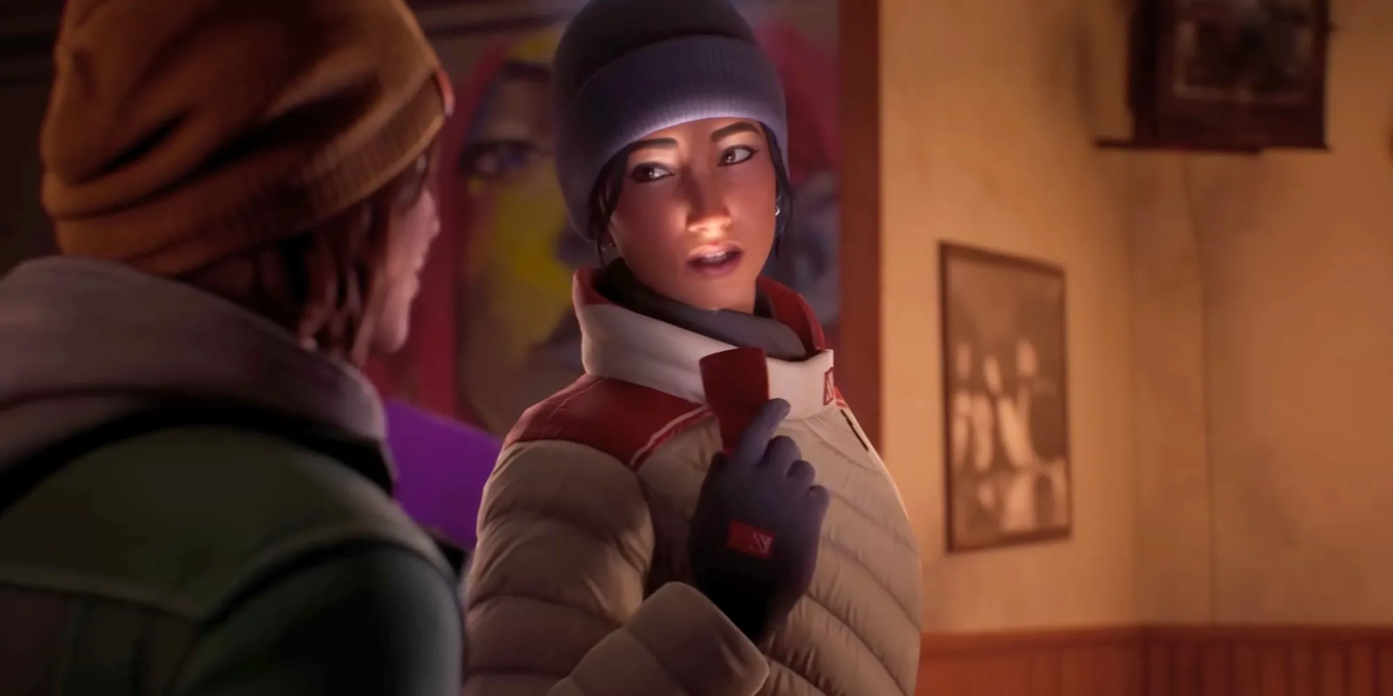 Max và Safi đang nói chuyện trong Life Is Strange: Double Exposure