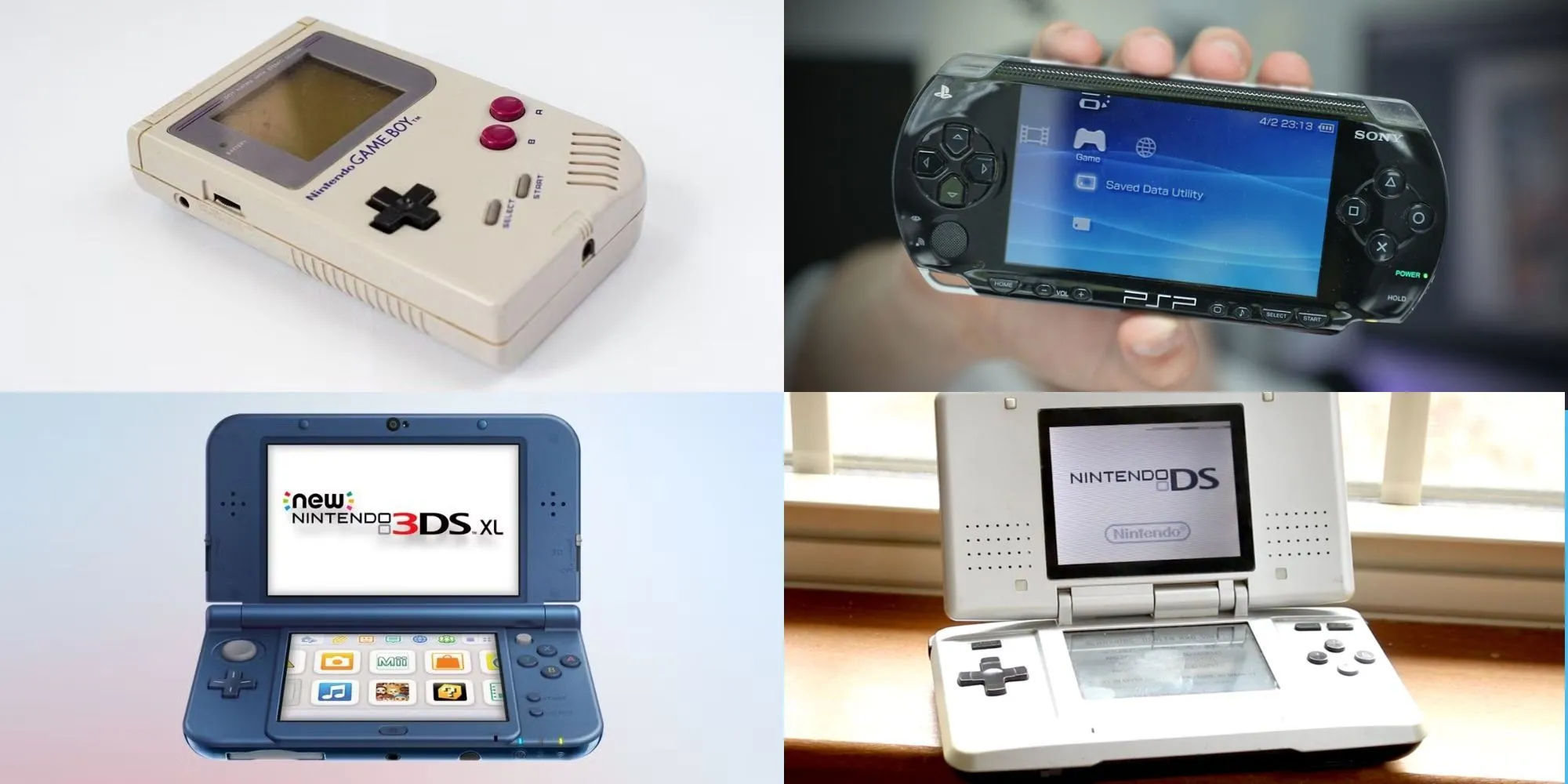 Máy chơi game PSP, Game Boy, New 3DS XL