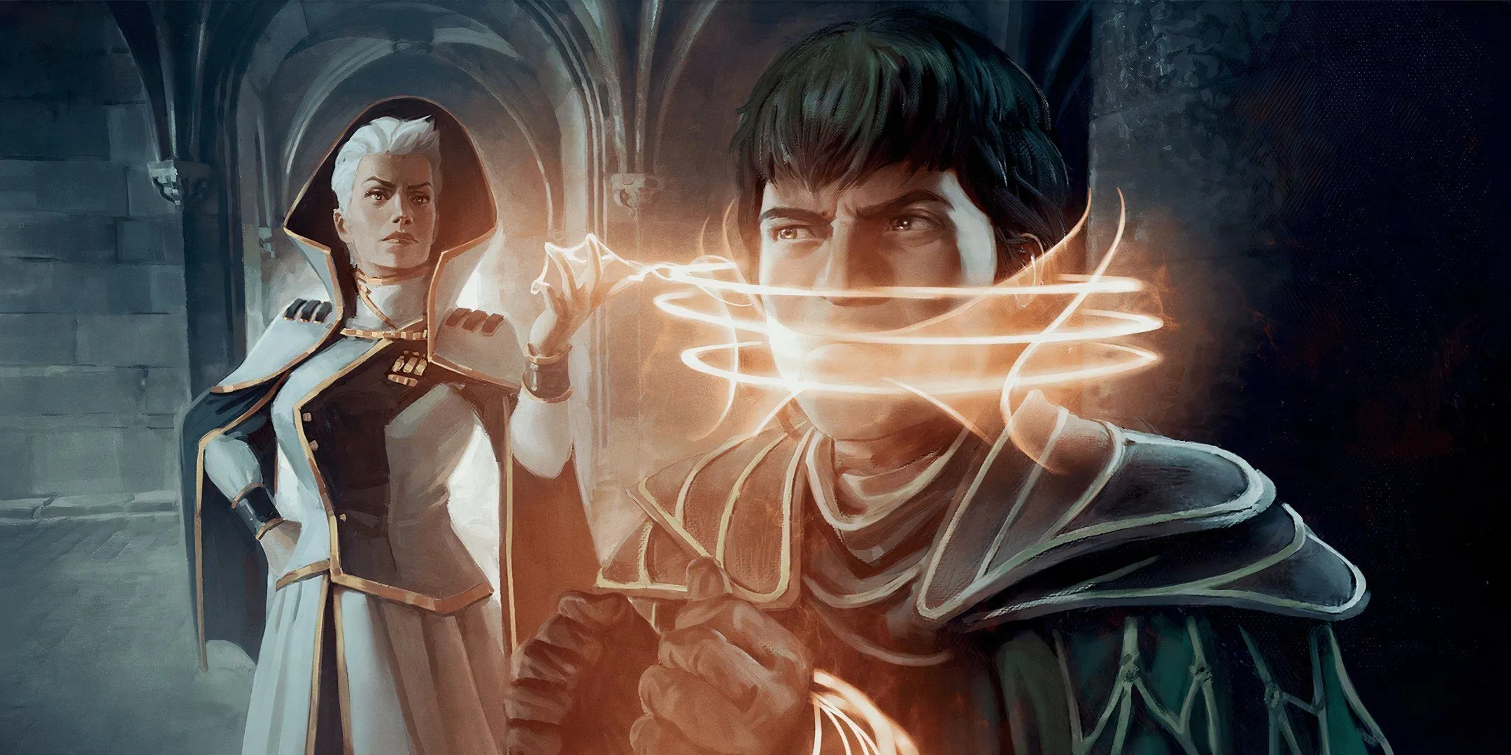 Một học sinh đang chịu hình phạt tại Học viện Strixhaven trong bối cảnh Dungeons &amp; Dragons.
