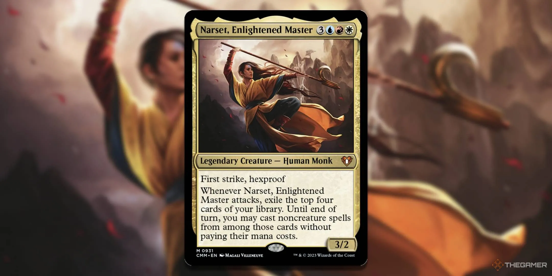 Narset, Enlightened Master, một Commander gây ức chế với khả năng chiếm lượt trong Magic The Gathering.