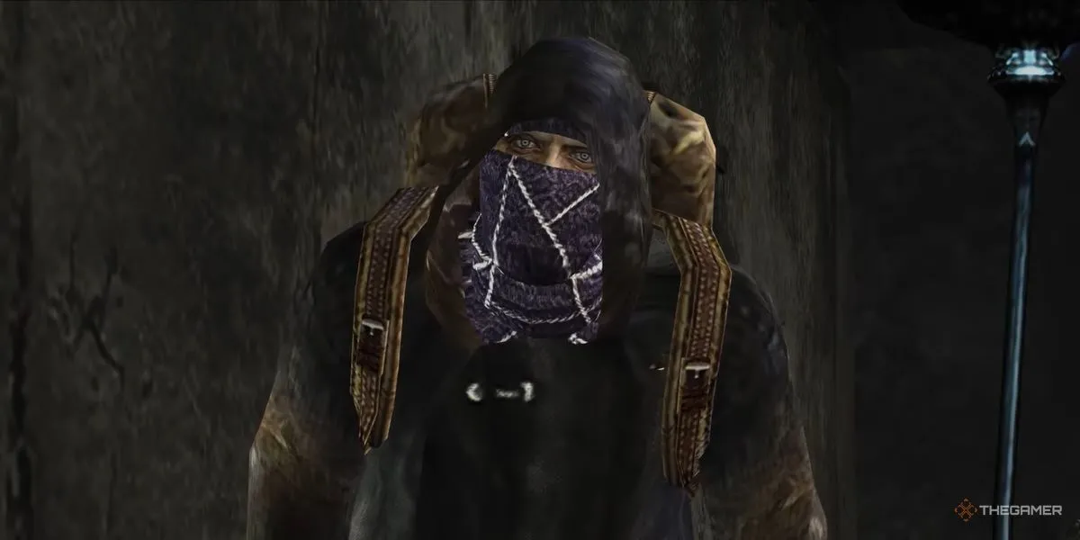 Người bán hàng The Merchant trong Resident Evil 4 phiên bản gốc với câu nói 'What're Ya Buyin?'