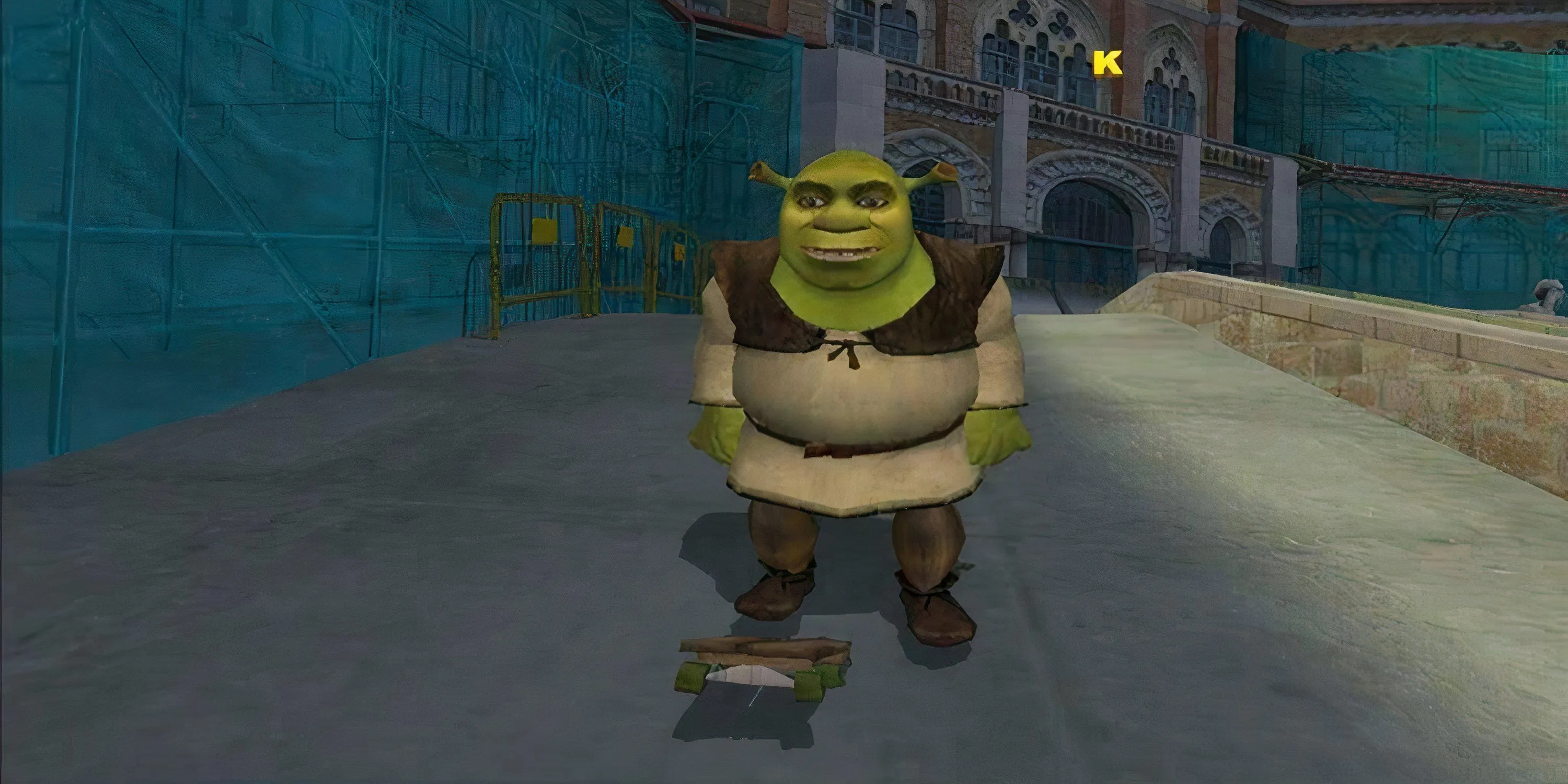 Ogre Shrek hài hước trượt ván trong Tony Hawk's Underground 2