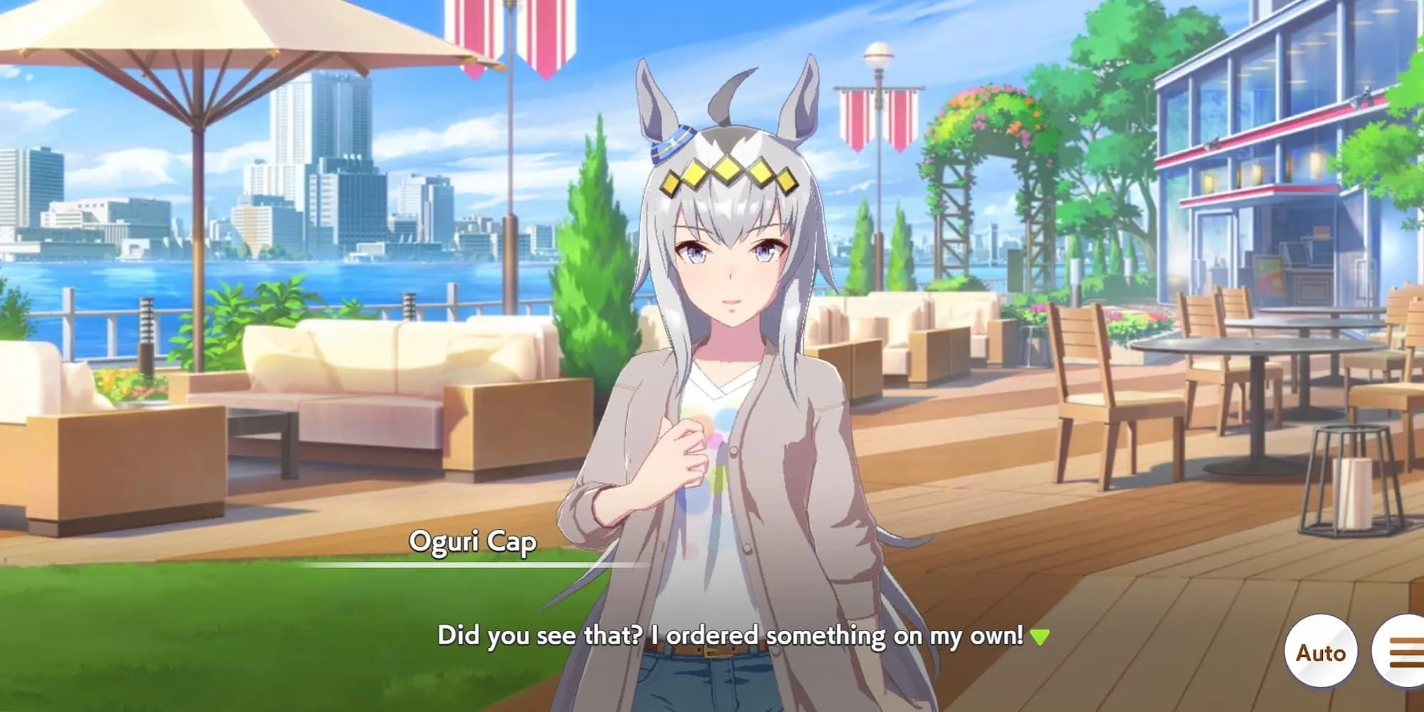 Oguri Cap trong Umamusume, cô gái có sức ăn và sức mạnh đáng nể
