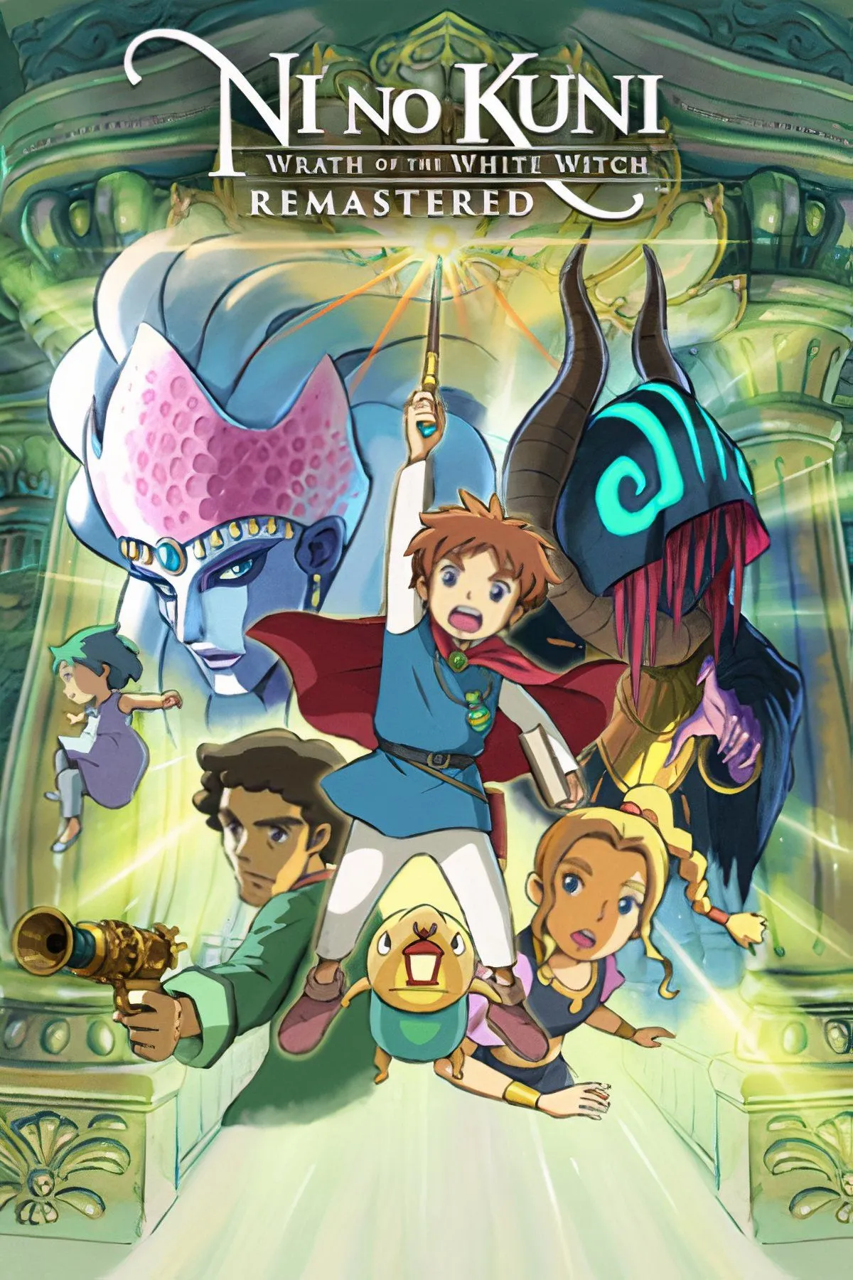 Oliver cùng các Familiar trong thế giới phép thuật của Ni no Kuni Wrath of the White Witch
