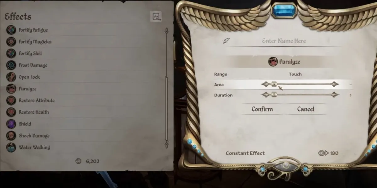 Phép Paralyze giúp vô hiệu hóa kẻ thù trong Oblivion Remastered