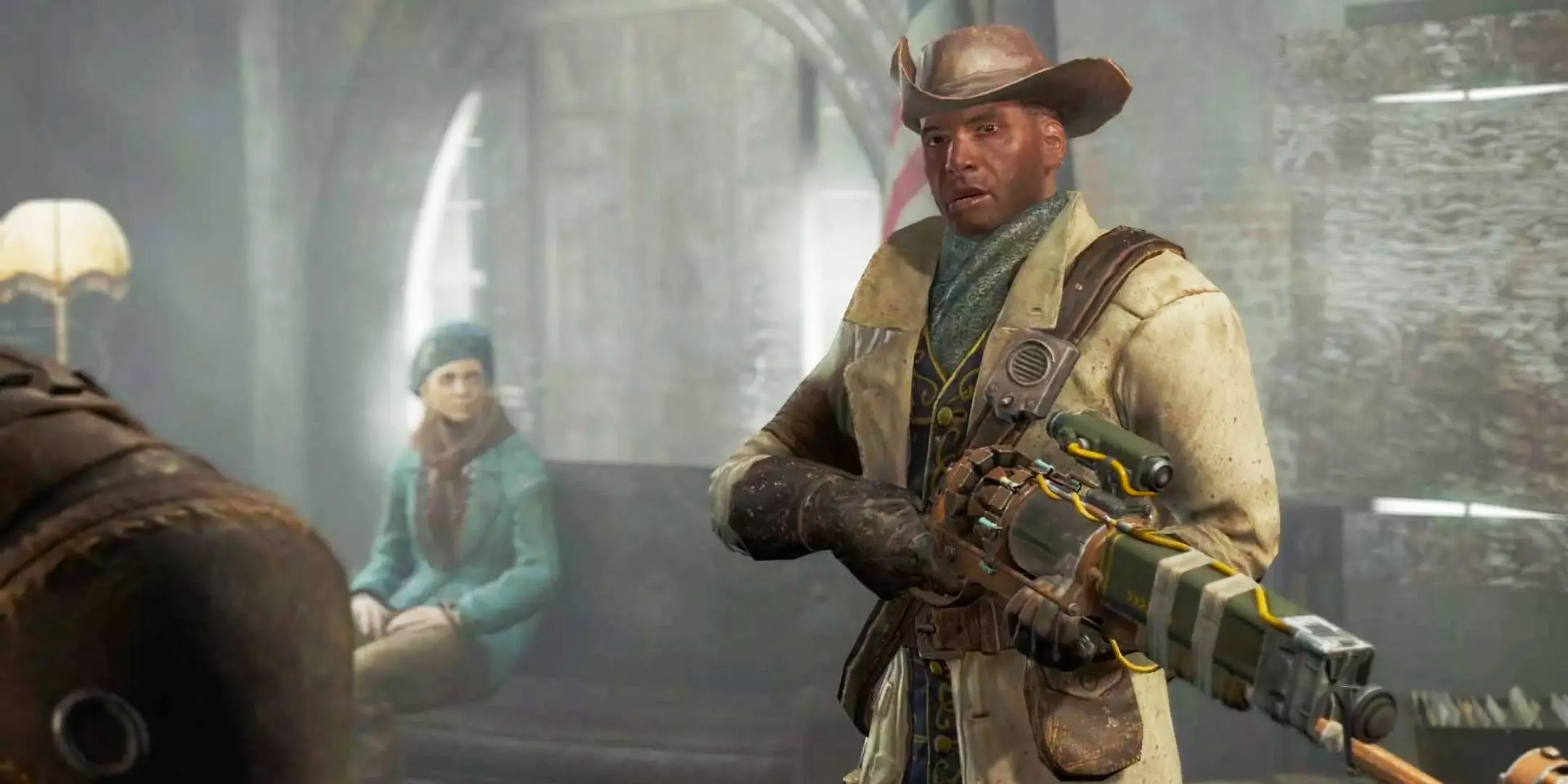 Preston Garvey trong Fallout 4, người hùng của những nhiệm vụ lặp lại Radiant Quest không hồi kết.