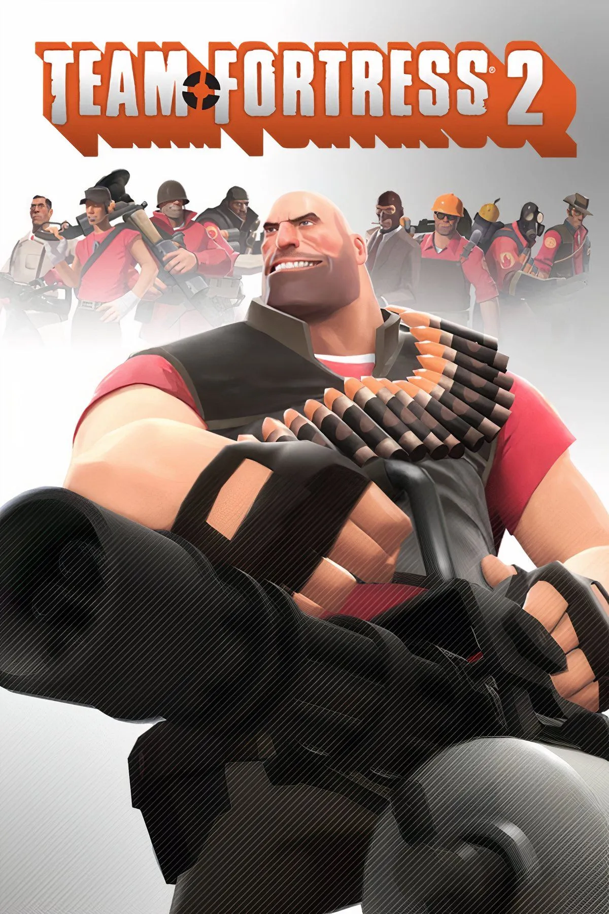 So sánh Team Fortress 2: phiên bản ban đầu (realistic quân sự) và phong cách đồ họa hoạt hình, đội nhóm nổi tiếng của bản cuối cùng.