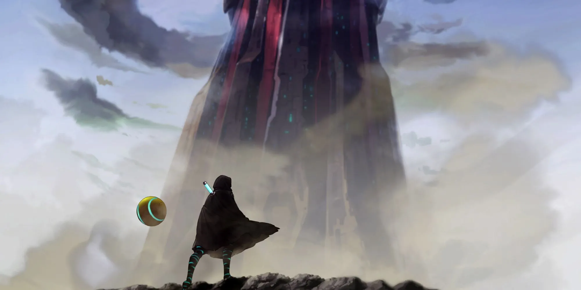 Swordsman No. 8 chiến đấu cùng PUCK trong hầm ngục Shadow Labyrinth