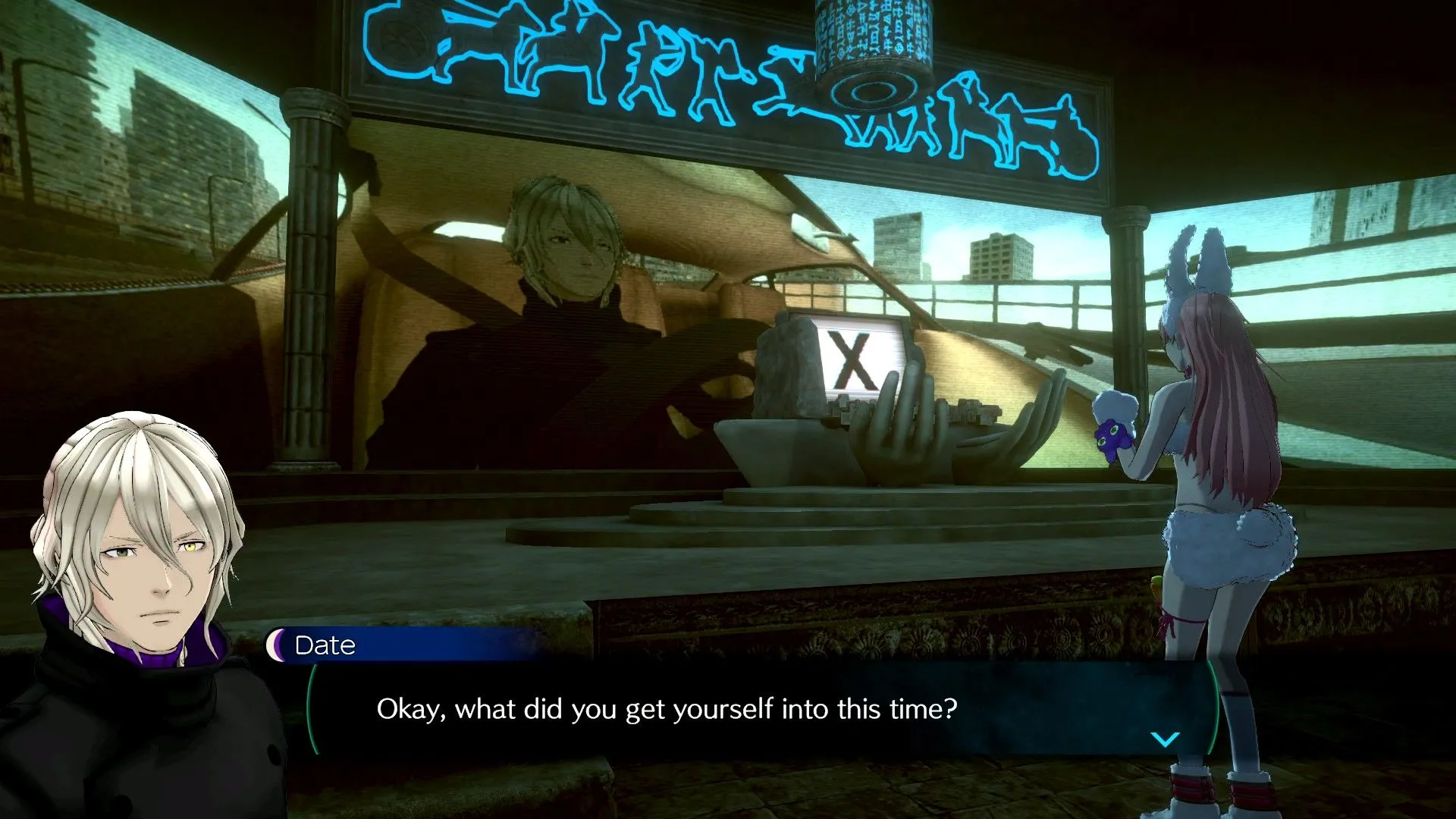 Thám tử Date và Aiba tìm kiếm manh mối trong môi trường giải đố của game