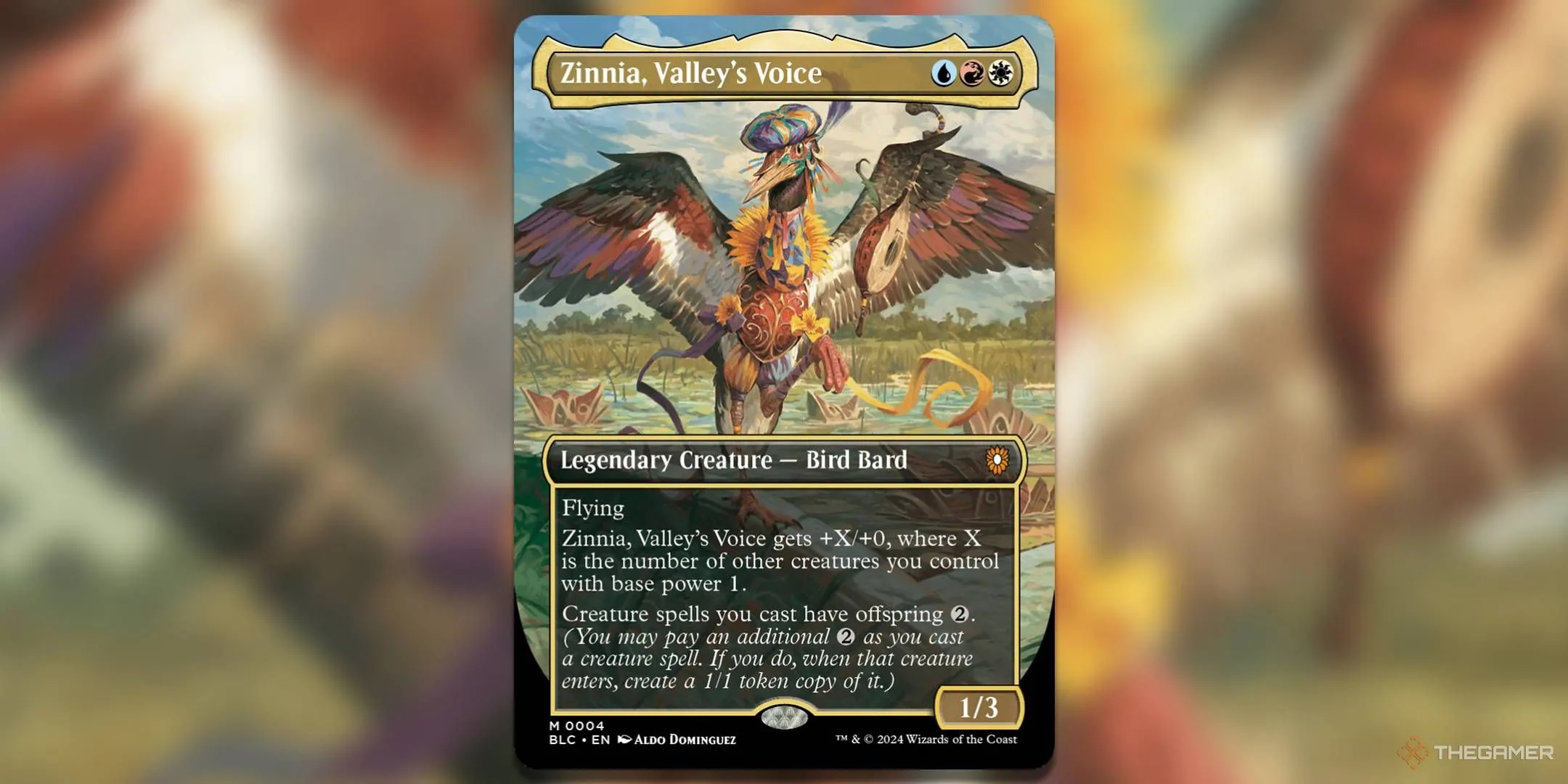 Thẻ bài MTG Zinnia, Valley's Voice.