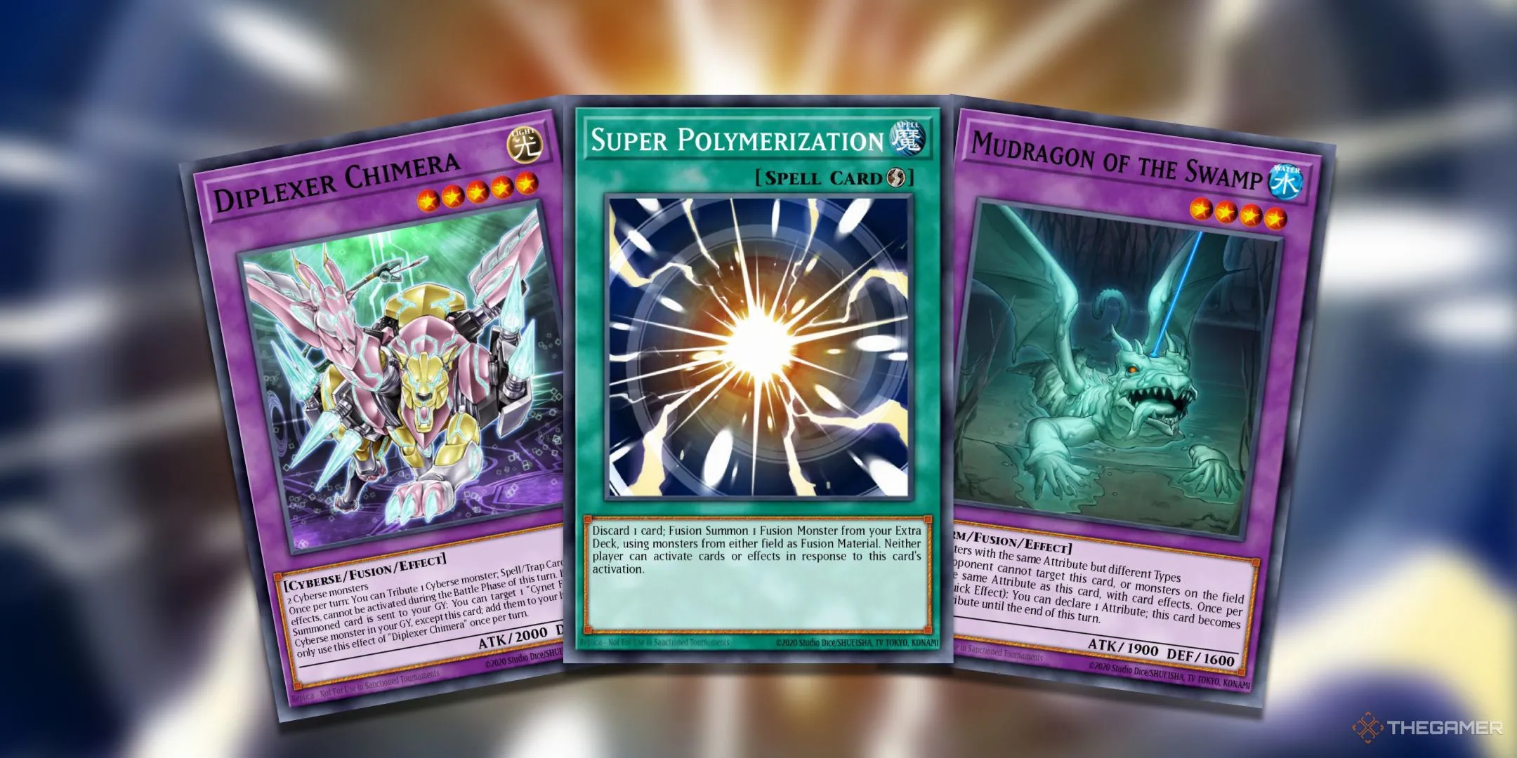 Tổng hợp các lá bài quái thú Fusion kết hợp hiệu quả với Super Polymerization trong Yu-Gi-Oh!.