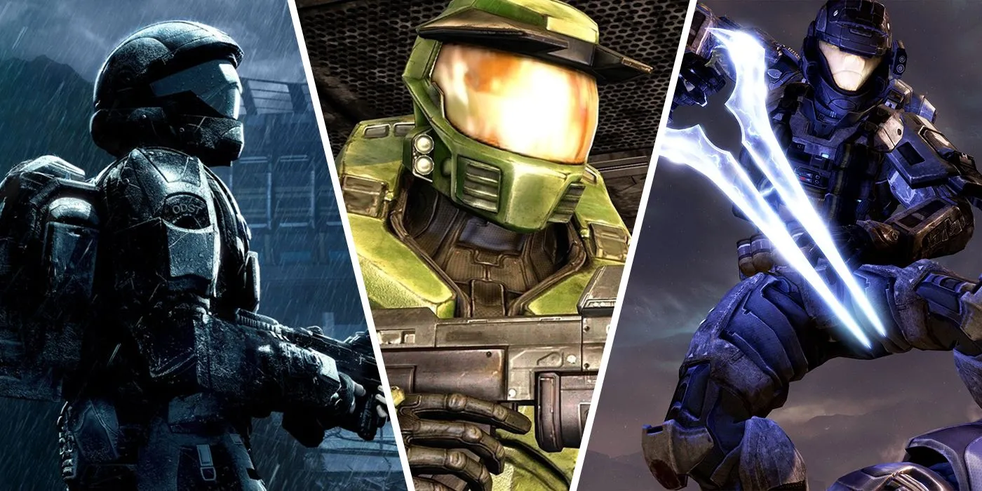Tổng hợp các nhân vật biểu tượng trong Halo: Master Chief Collection, bao gồm Master Chief, ODST và Noble Six.