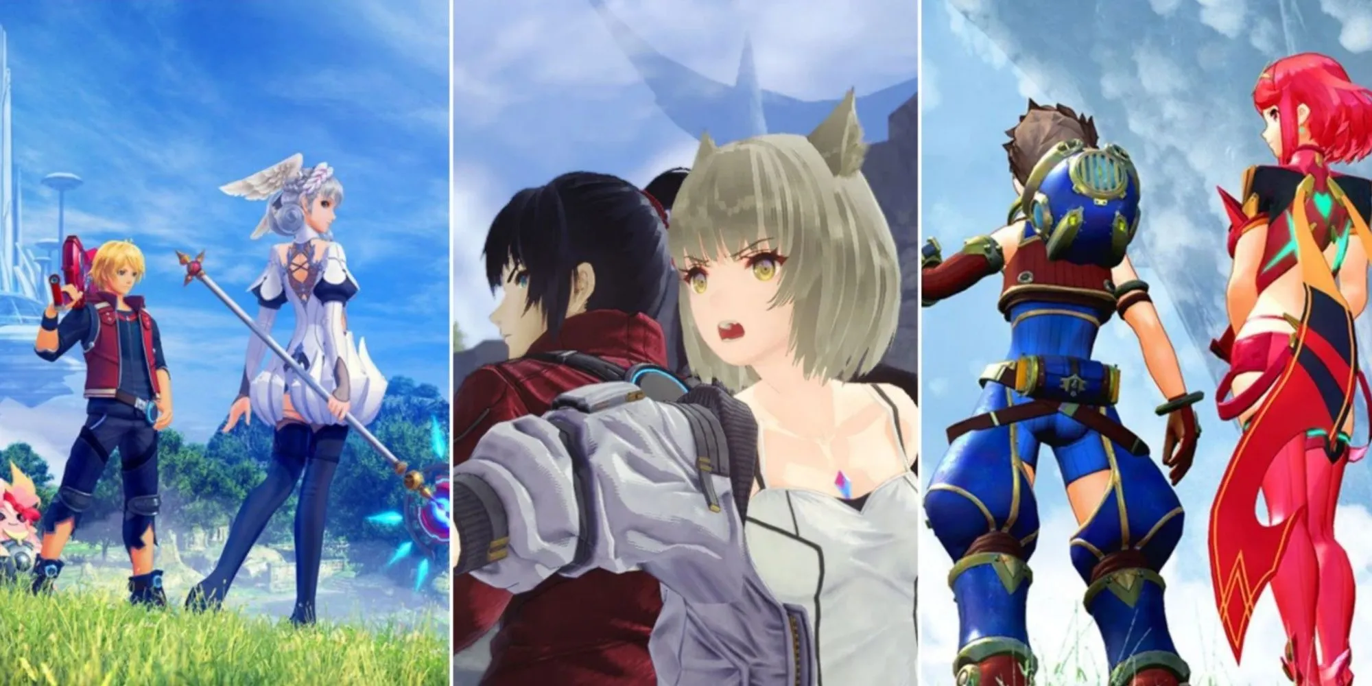 Tổng hợp các nhân vật chính từ series Xenoblade Chronicles, liên quan đến bài viết xếp hạng game Xenoblade.