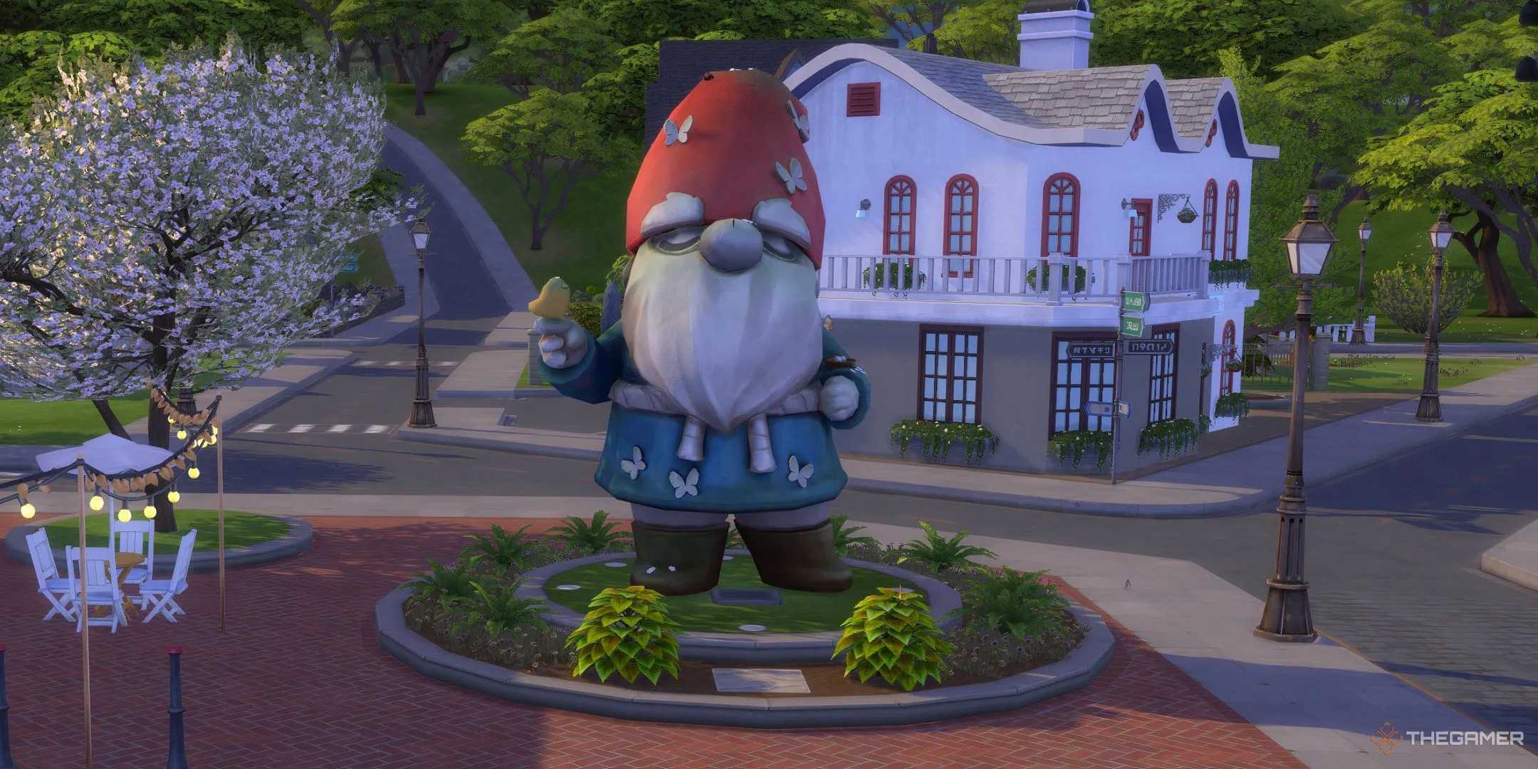 Tượng Thần Lùn Vĩ Đại tại Bờ Biển Adhmor trong The Sims 4 Enchanted By Nature.