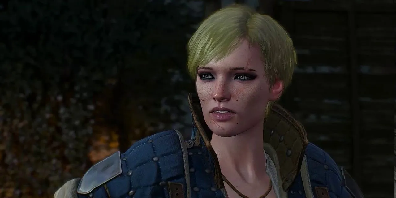 Ves, nữ chiến binh từ The Witcher 3, đại diện cho những nhiệm vụ phòng thủ đầy rủi ro và khó khăn.