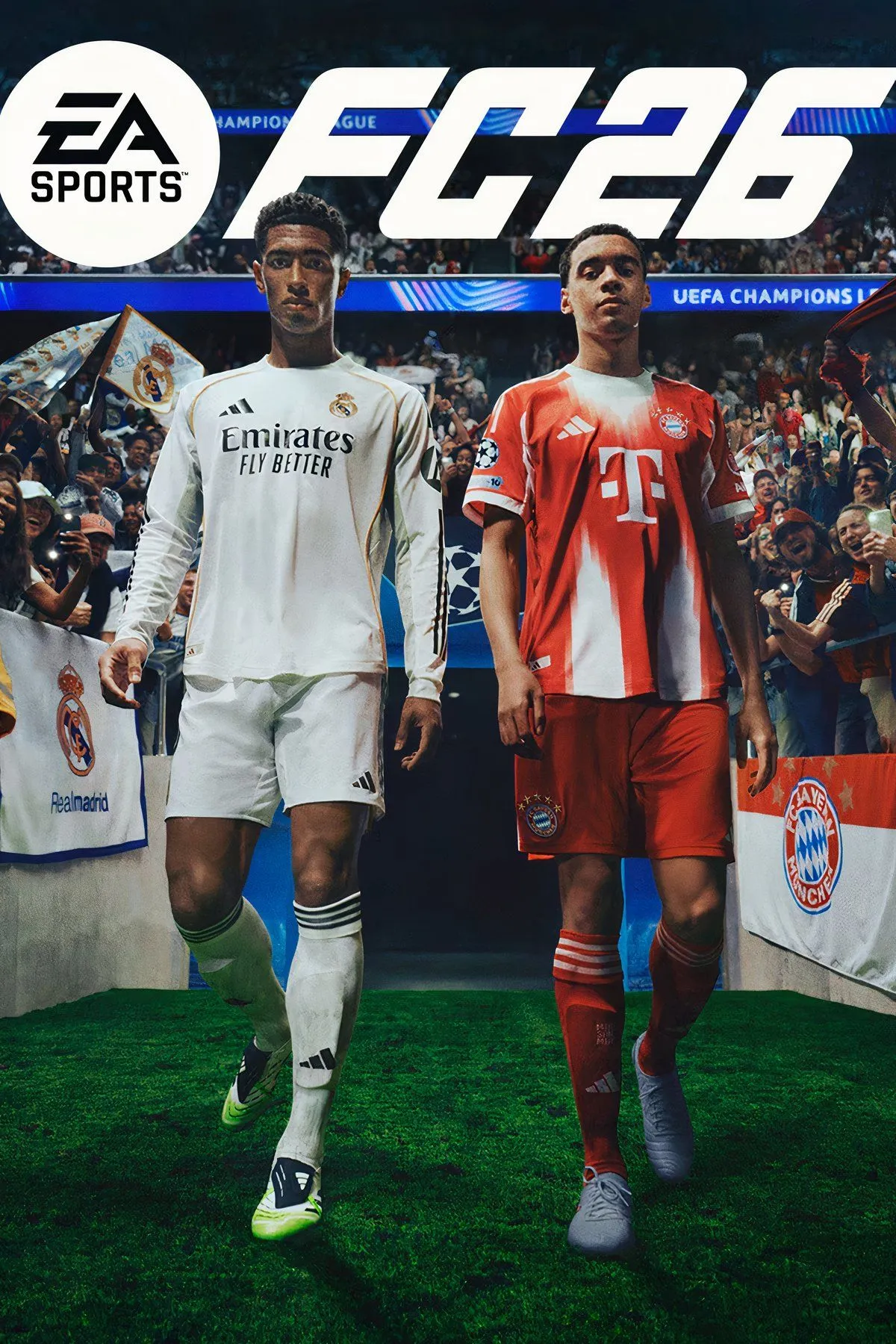 Ảnh bìa game EA Sports FC 26 với các cầu thủ ngôi sao