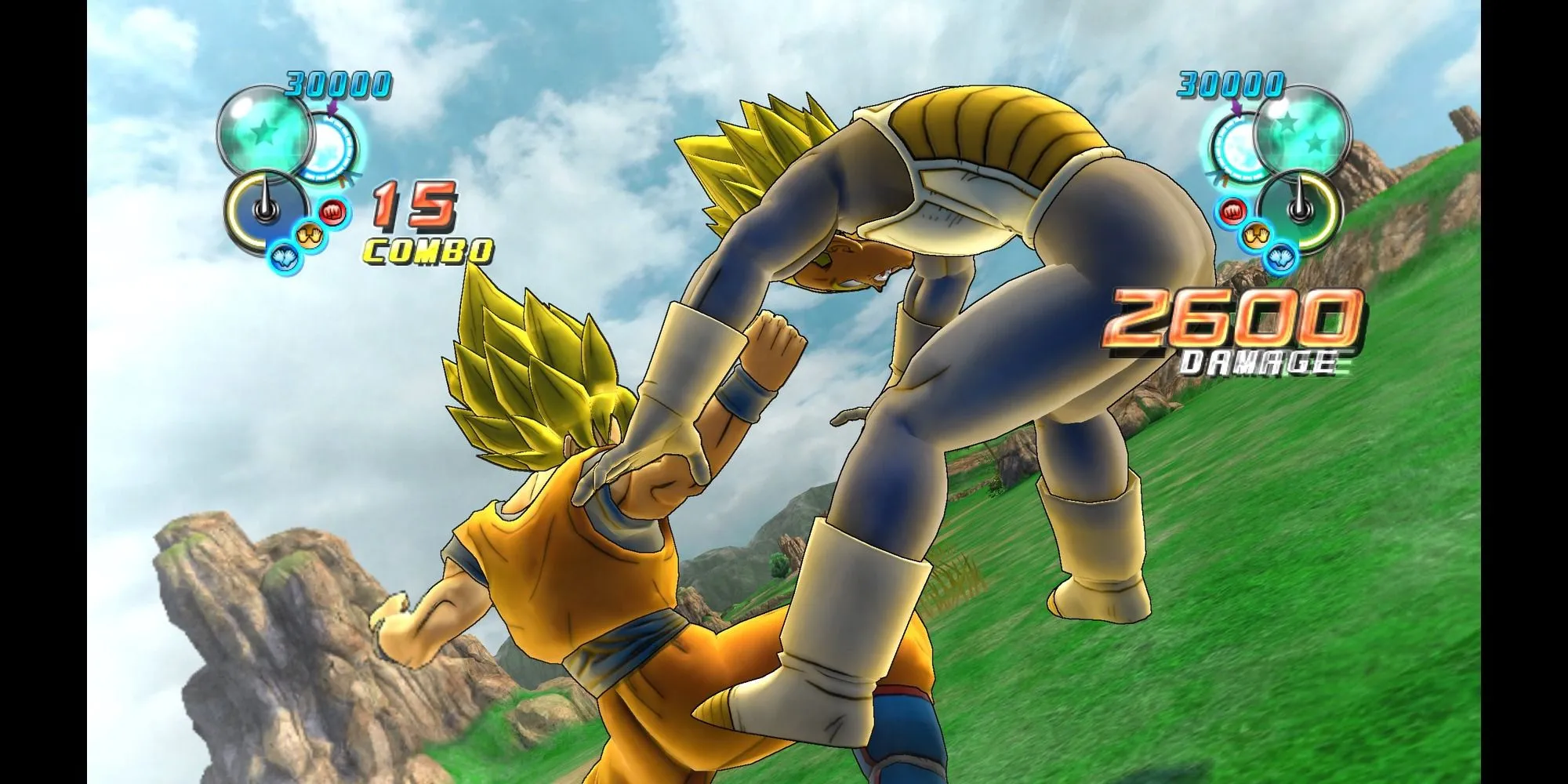 Gameplay Dragon Ball: Ultimate Tenkaichi với các sự kiện QTE, thiếu tính tương tác