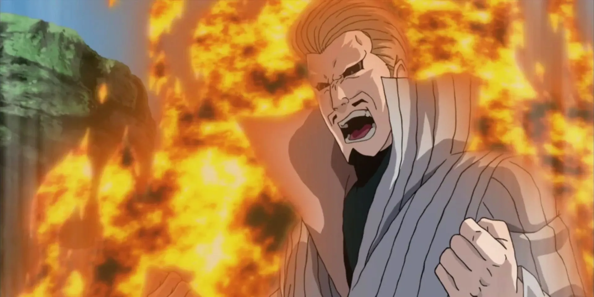 Gengetsu Hozuki, Mizukage Đệ Nhị, với ảo ảnh hến khổng lồ