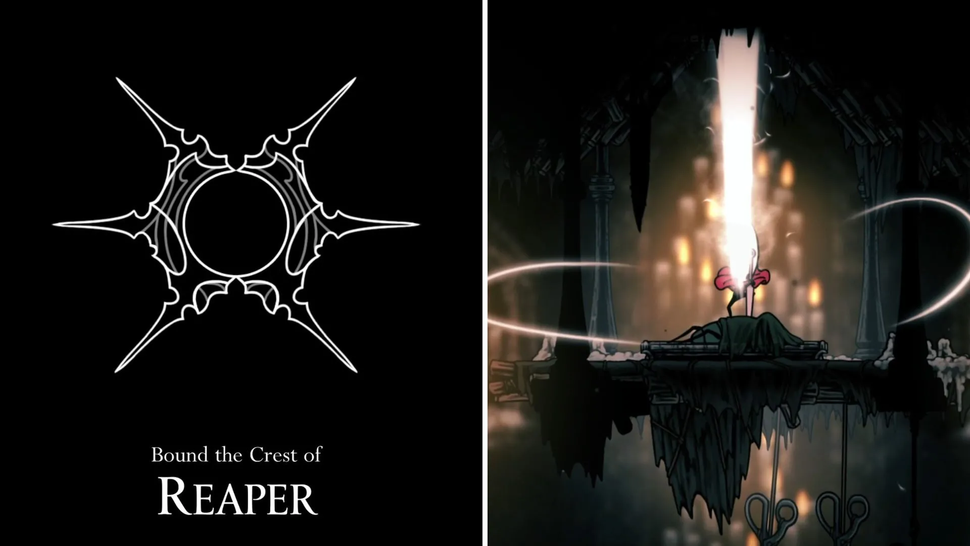 Giao diện lựa chọn Crest giúp Hornet pogo hiệu quả trong Hollow Knight Silksong