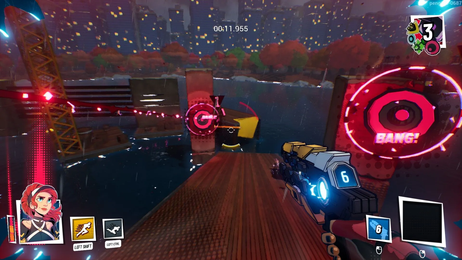 Góc nhìn gameplay đầy hành động và màu sắc của JETRUNNER