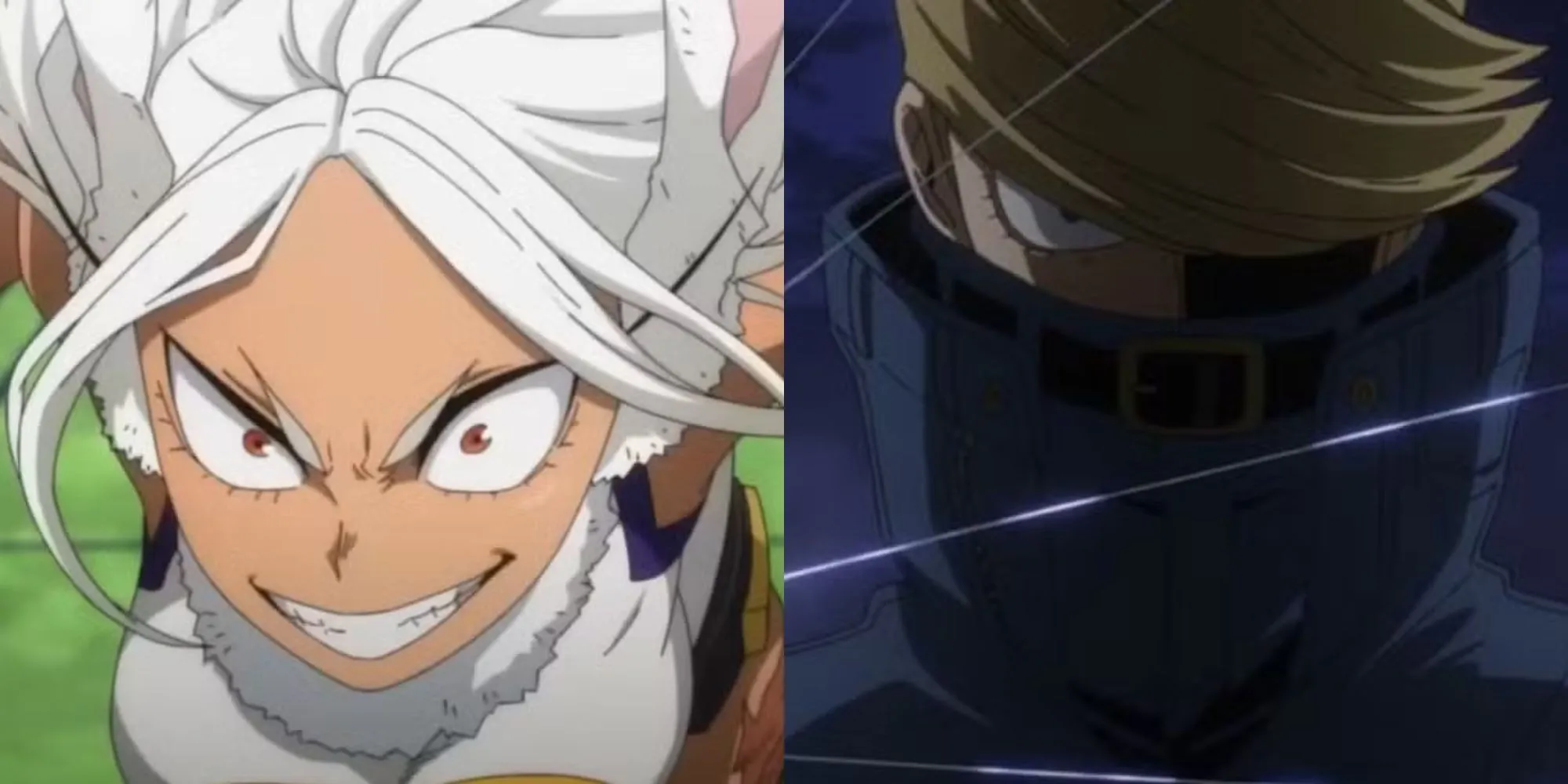 Hình ảnh đại diện My Hero Academia về dàn nhân vật anh hùng và phản diện