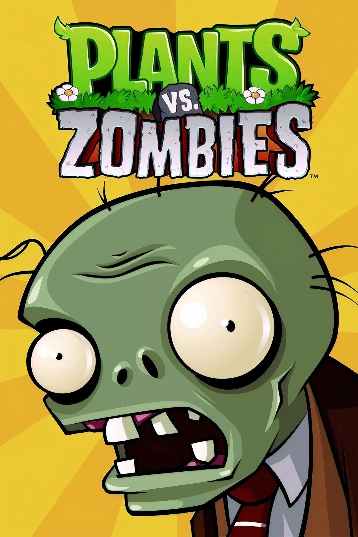 Hình ảnh Plants vs Zombies tái hiện cảnh các cây chiến đấu với zombie, gợi nhớ ký ức tuổi thơ về game chiến thuật kinh điển.