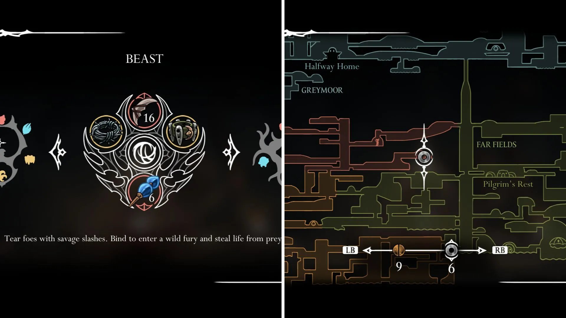 Hornet trong hình thái Beast Crest - Huy hiệu Quái Thú trong một trận chiến