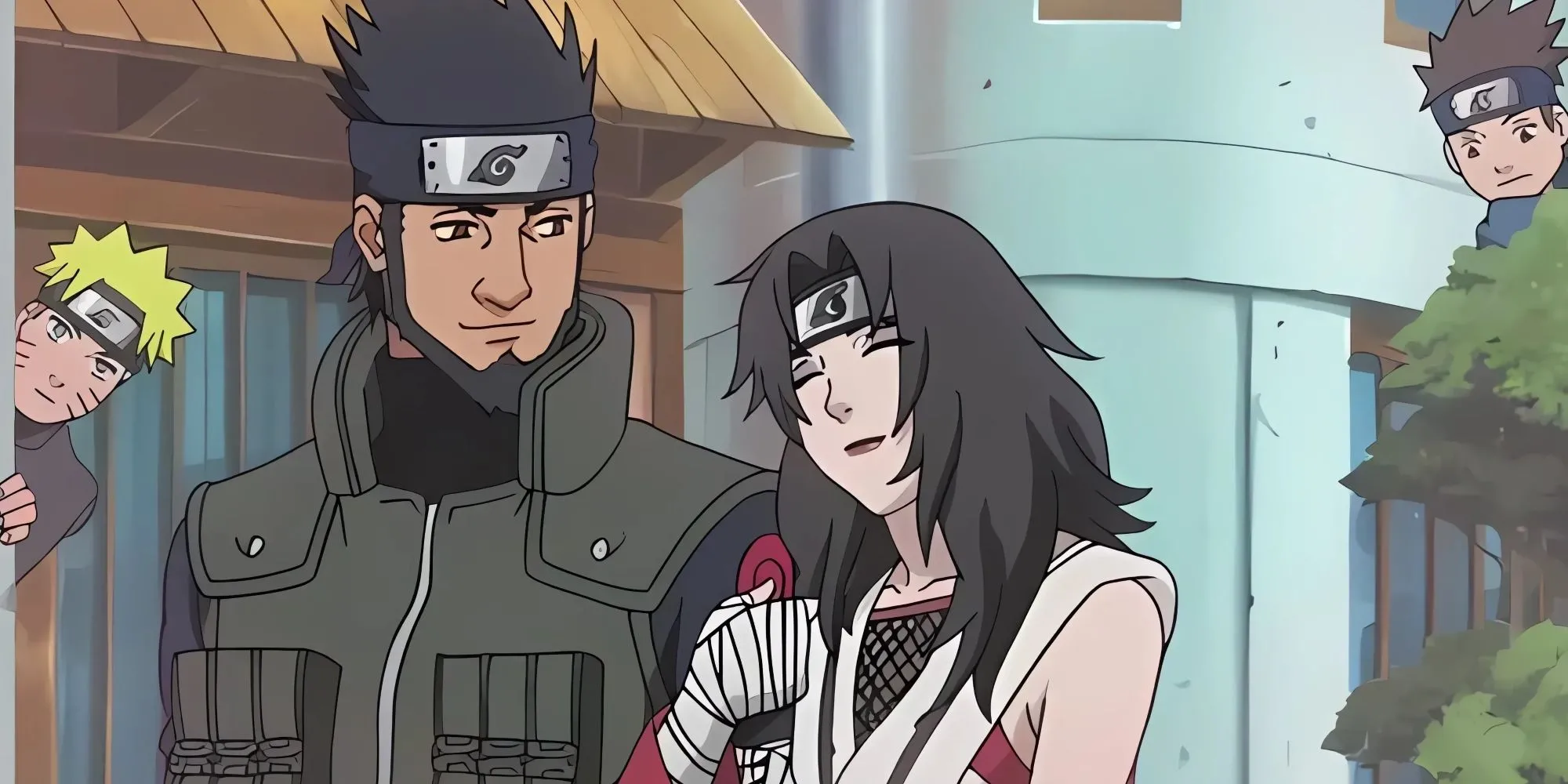 Kurenai Yuhi và Asuma Sarutobi, hai Jonin tài năng của Làng Lá, bên cạnh Naruto và Konohamaru. Kurenai là một kunoichi mạnh mẽ nhưng ít được khai thác.