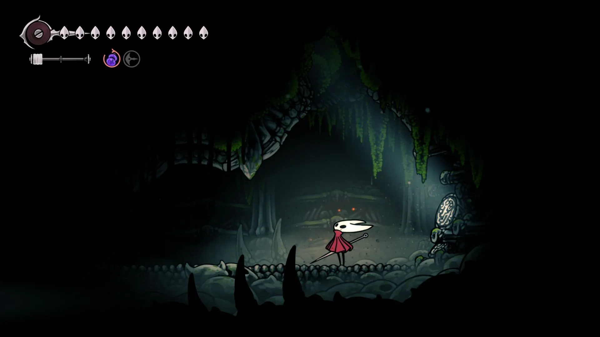 Kỹ năng Silk Soar giúp Hornet tiếp cận vị trí Shaman Crest trong Hollow Knight Silksong