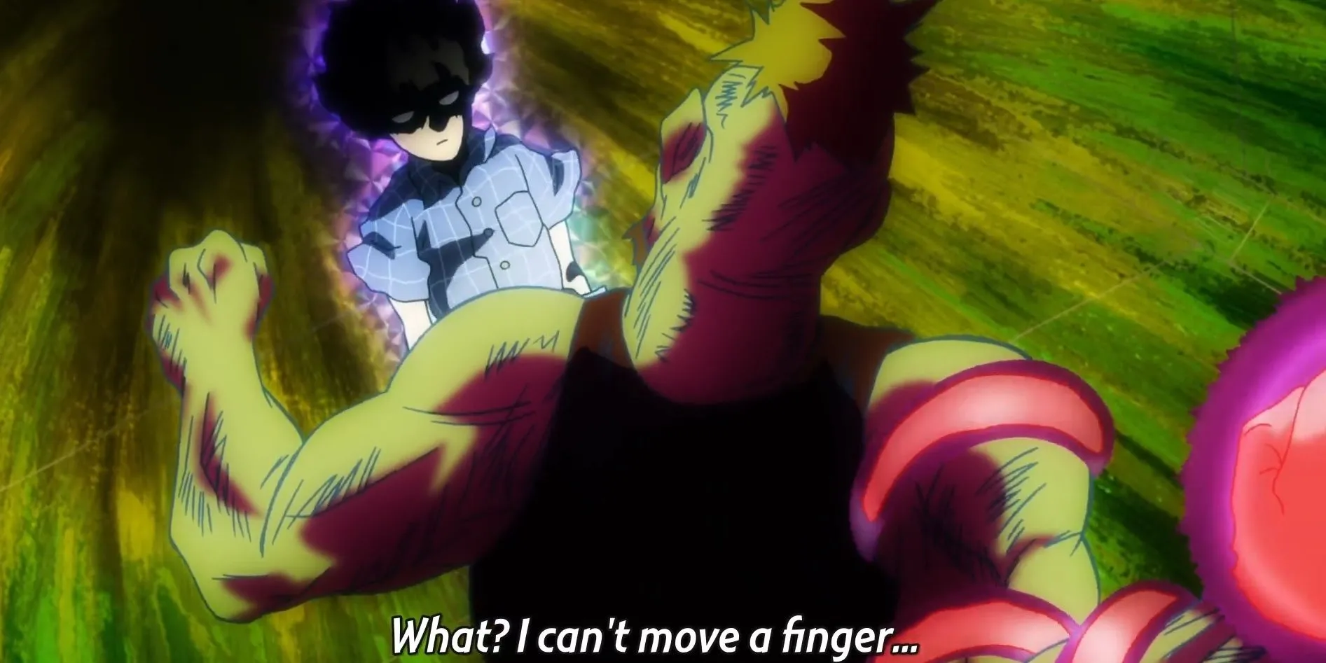 Mob Kageyama bật khóc trong vòng tay Reigen sau trận chiến khốc liệt