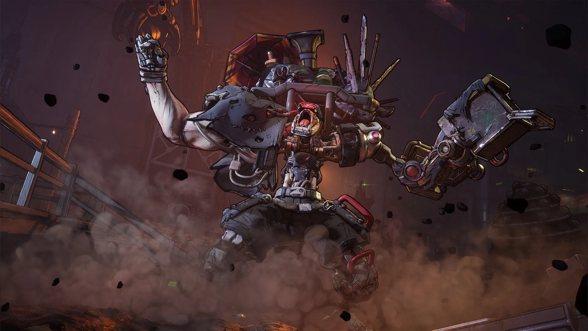 Một Vault Hunter trong Borderlands 4 đang kích hoạt kỹ năng hành động mạnh mẽ, tạo ra hiệu ứng đặc trưng của Class Mod.