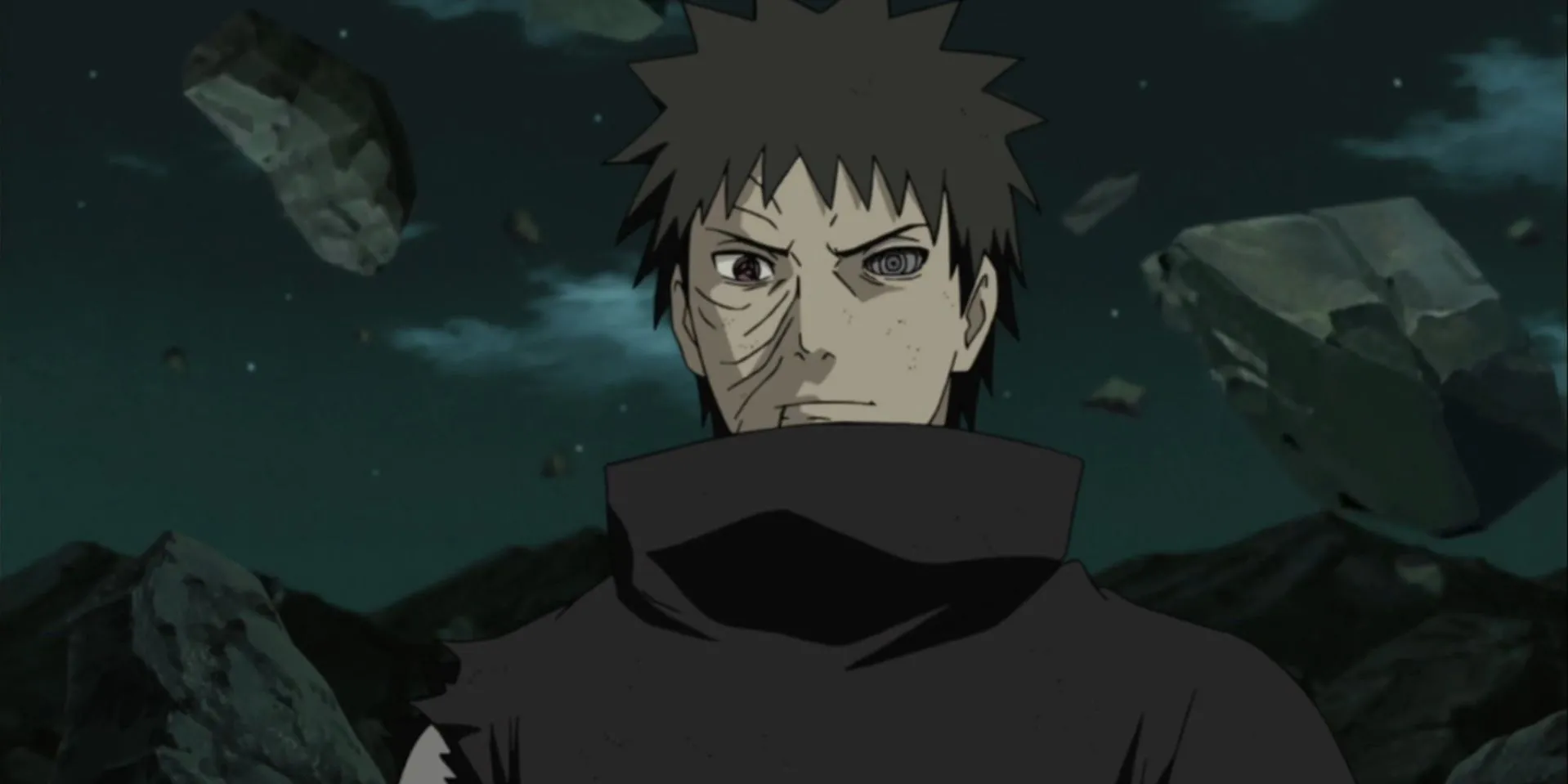 Obito Uchiha với Sharingan, kiến trúc sư của Infinite Tsukuyomi