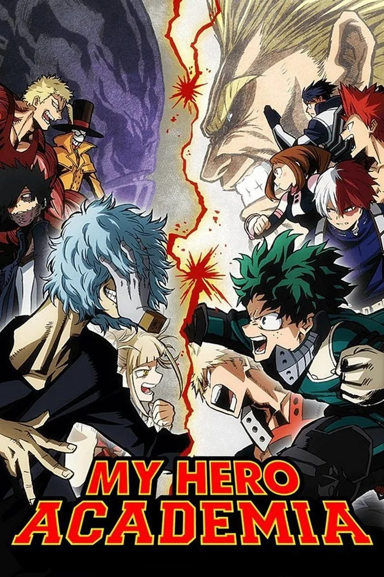 Poster chính thức của anime My Hero Academia