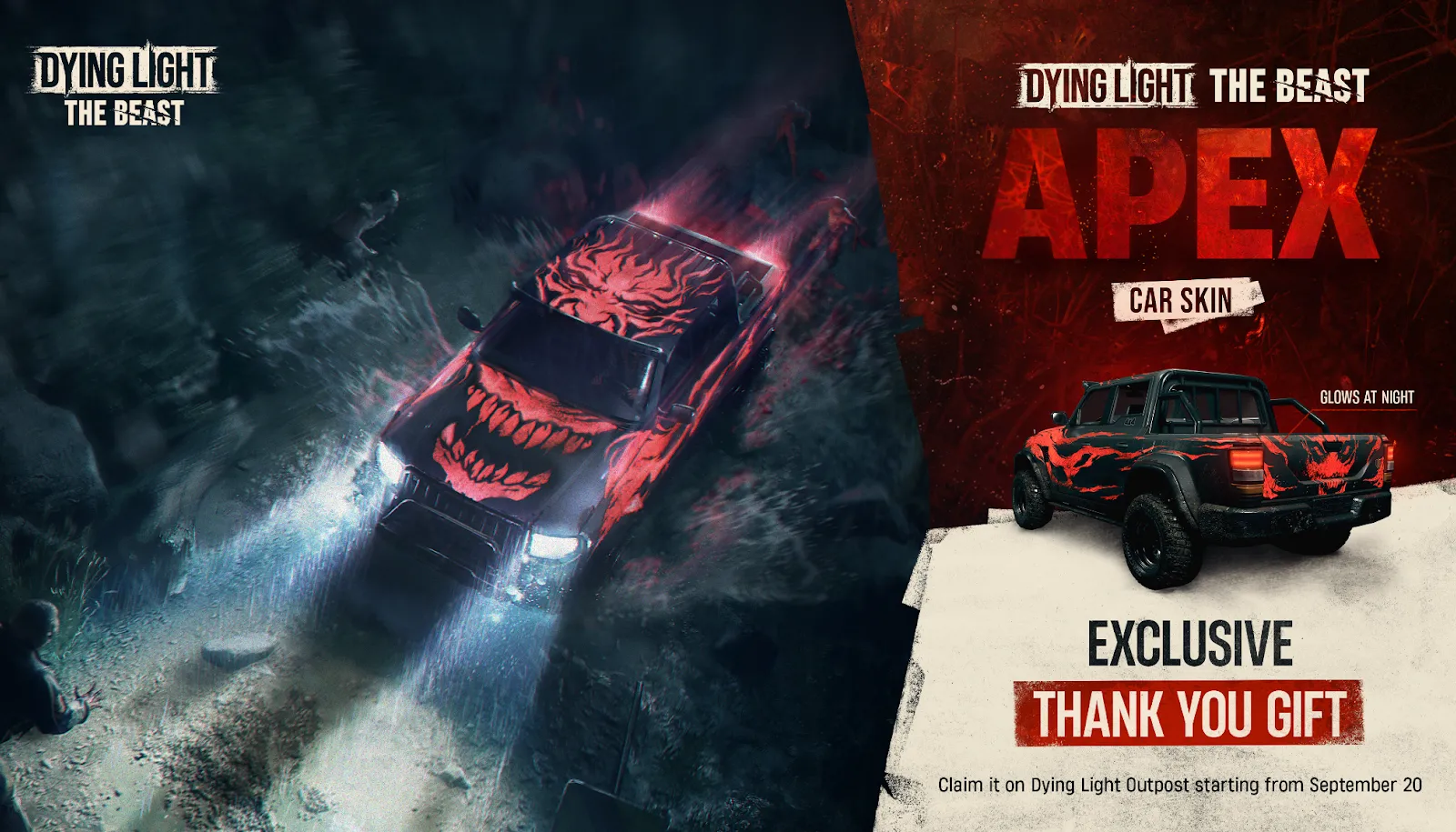 Quà tặng tri ân pre-order game Dying Light: The Beast của Techland