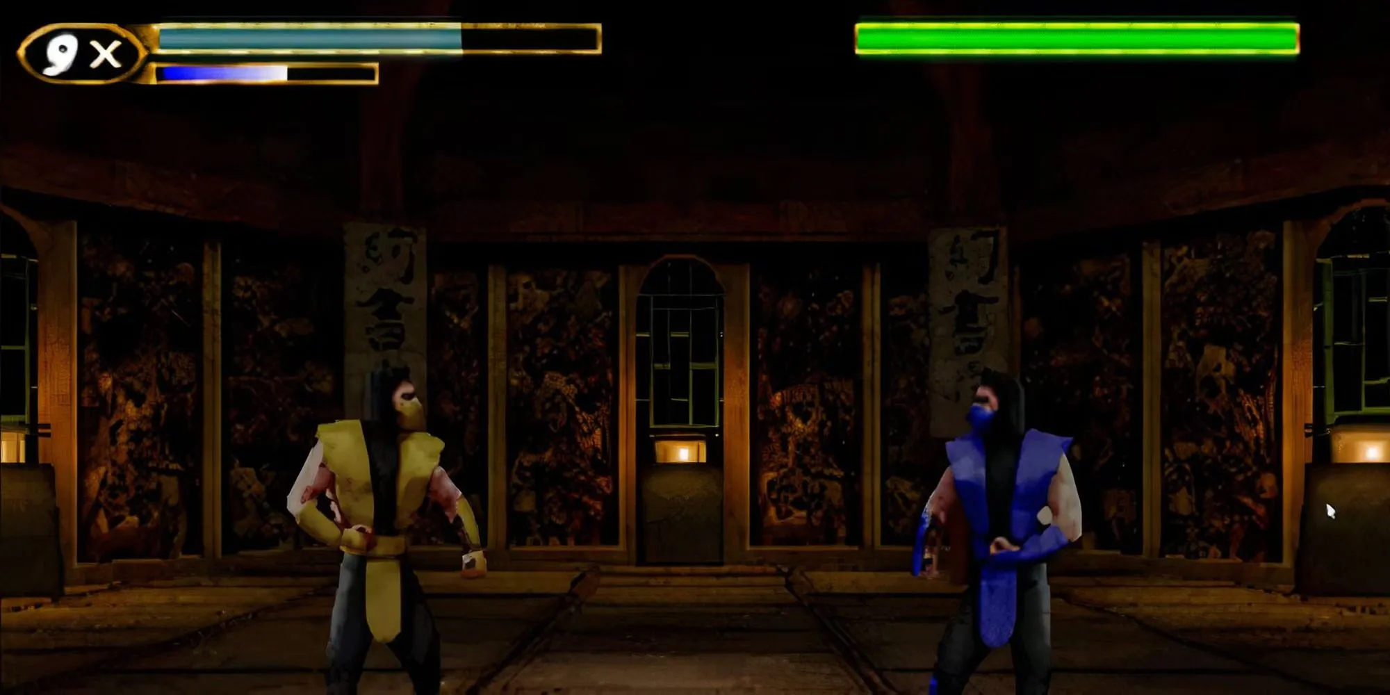 Sub-Zero trong gameplay Mortal Kombat Mythologies: Sub-Zero, tựa game spin-off hành động đi cảnh kém chất lượng