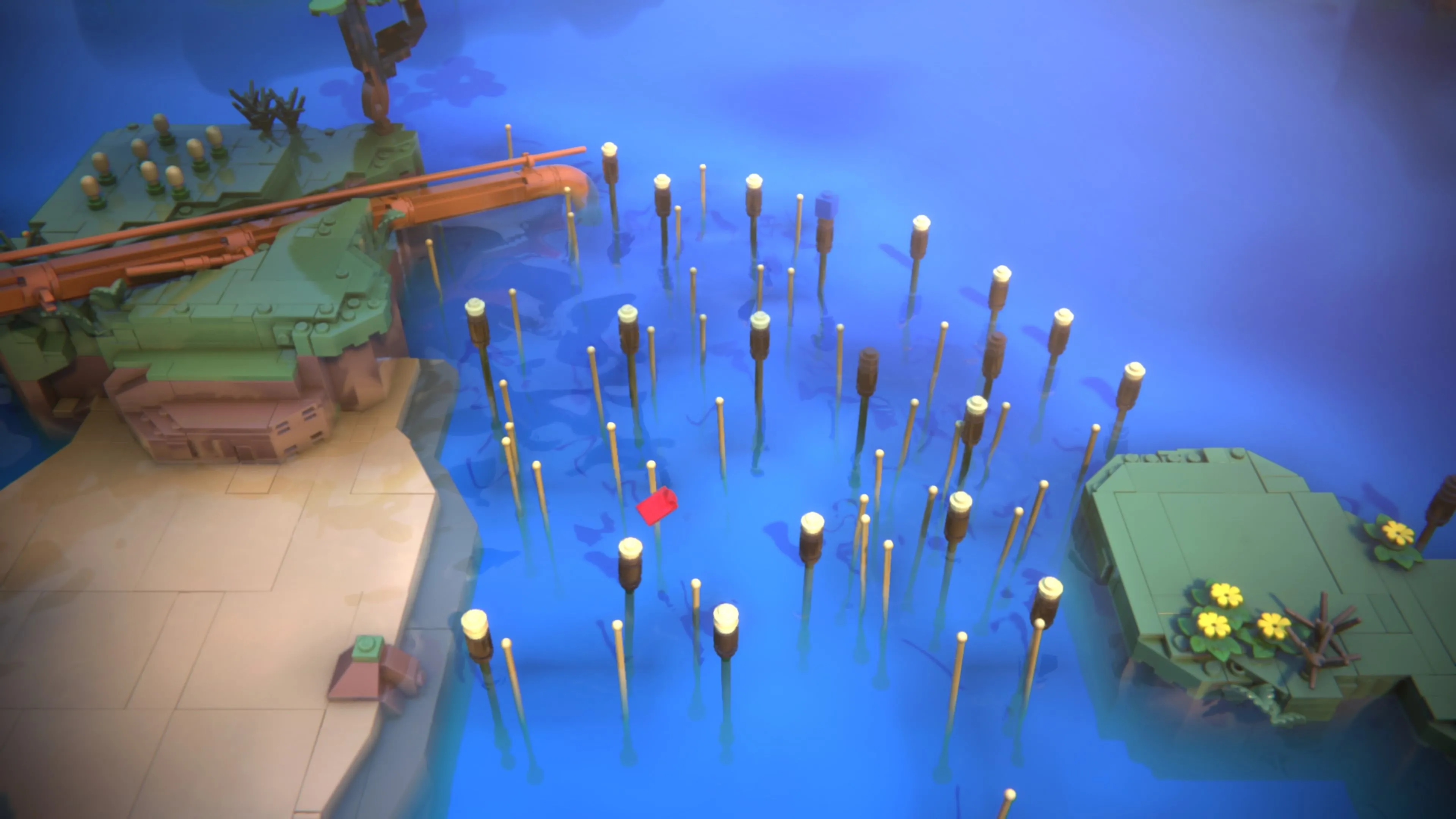 Thế giới game LEGO Voyagers rộng lớn nhưng tinh tế, thể hiện sự sáng tạo độc lập của Light Brick Studio