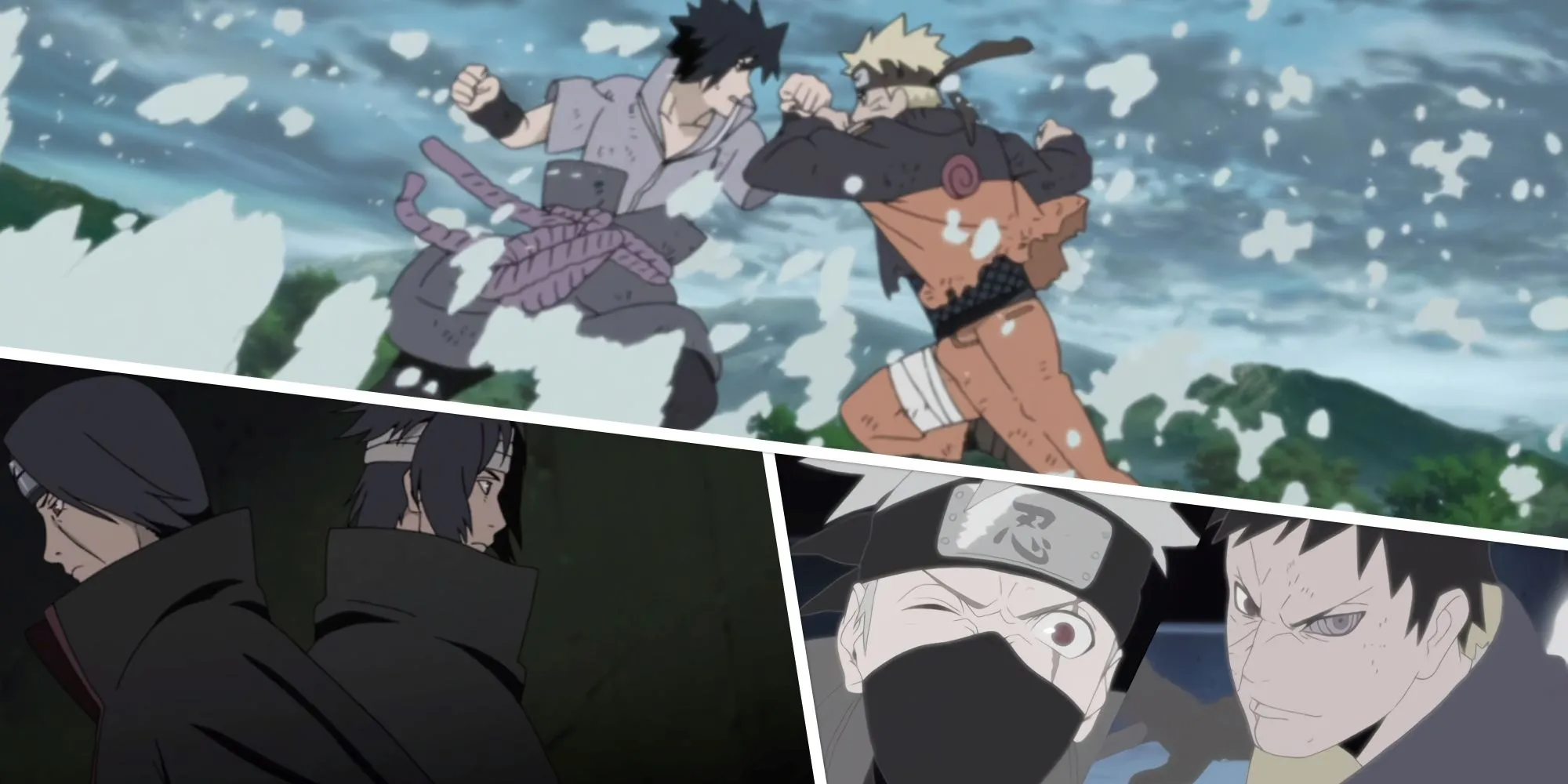 Tổng hợp những trận chiến đáng nhớ trong Naruto giữa Naruto, Sasuke, Itachi và Obito